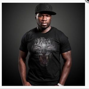 Animal Ambition WHITE TIGER T-Shirt, Men’s L, NEW